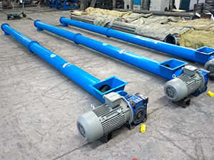 主要用于輸送粉狀、顆粒狀和小塊狀物料