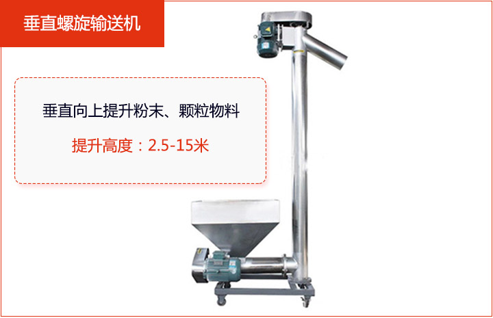 適合垂直或大傾角輸送粉狀、顆粒物料