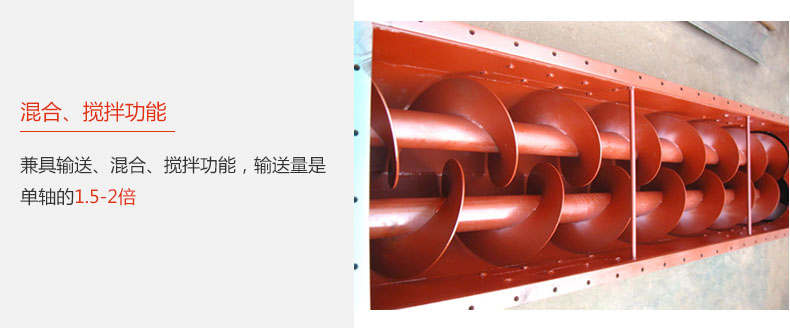 具有混合、攪拌功能，輸送量大